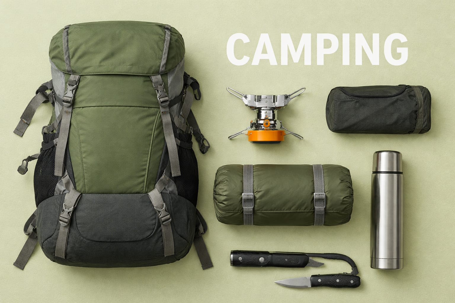 Camping-Bedarf