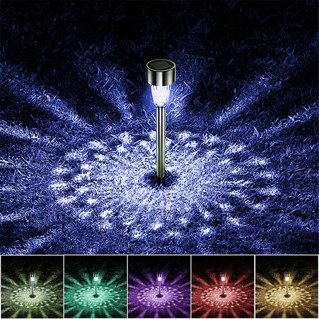 Set of 10 Solar Garden Lights LED - Waterproof Outdoor Lighting