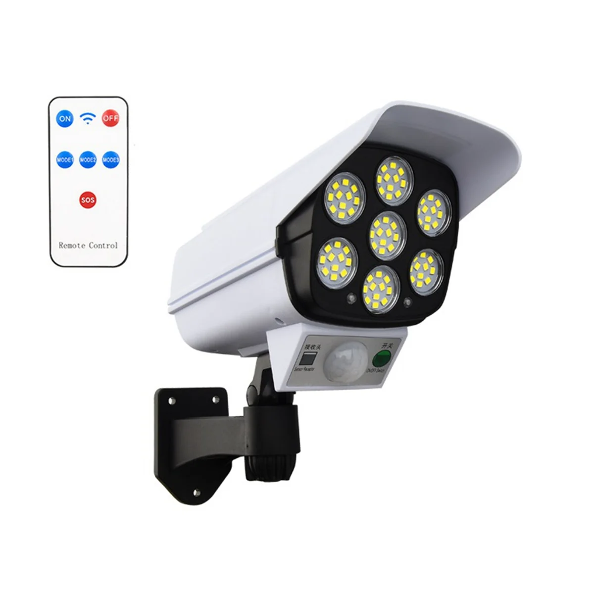 Solar LED Lampe 77 LED – Kamera-Design Sensor