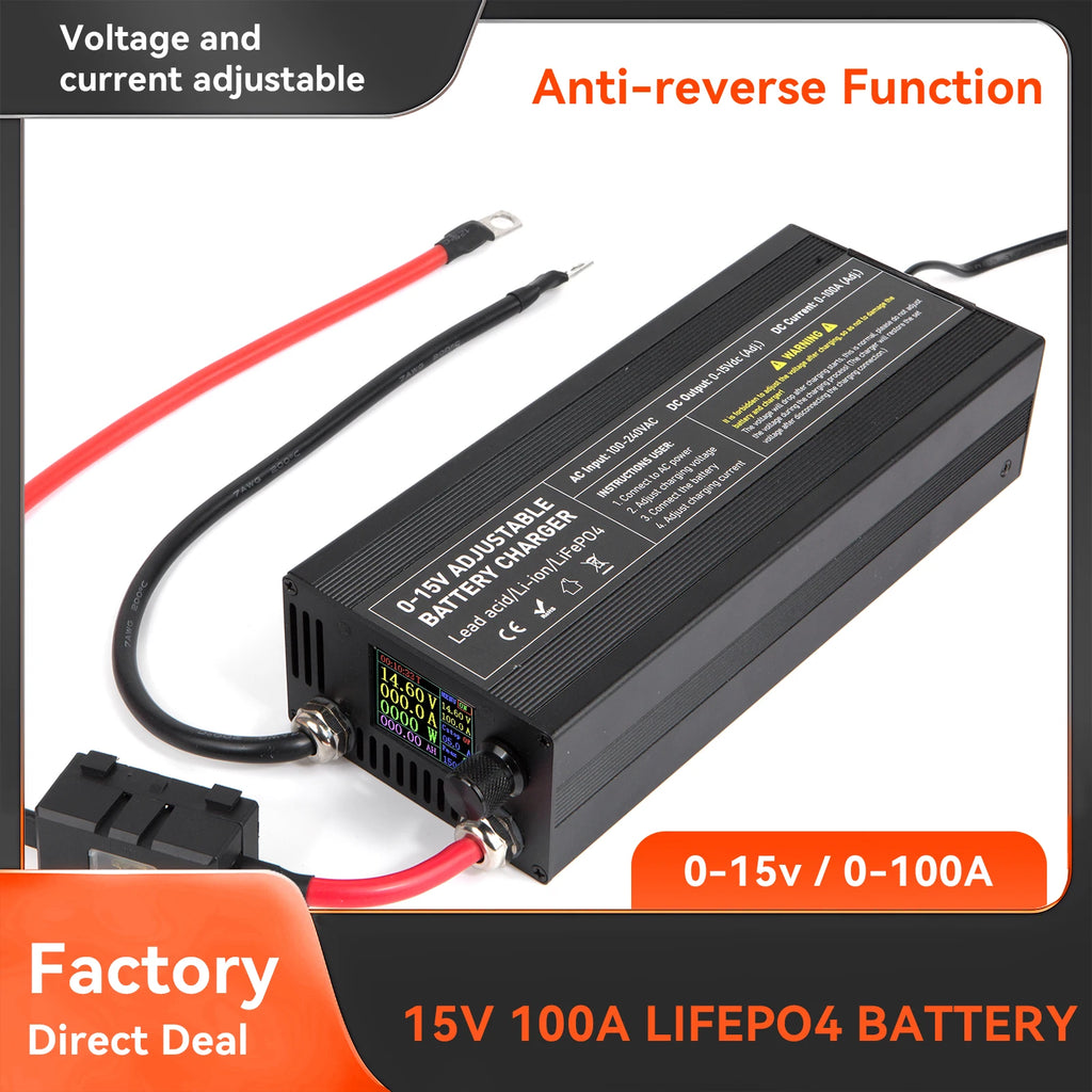 Lithium Batterieladegerät 12V 20-100A – LiFePO4