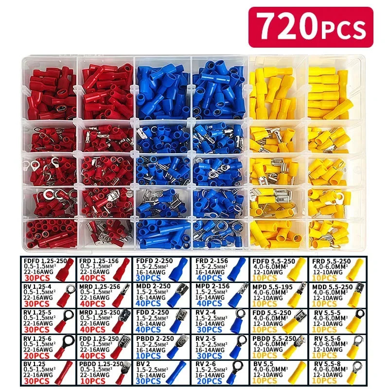 Kaltpress-Terminal-Kit 280-1200 Stk Automotive