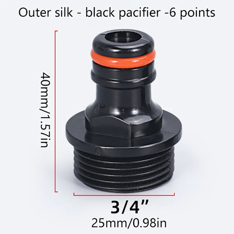 Garden hose quick connector - irrigation adapter