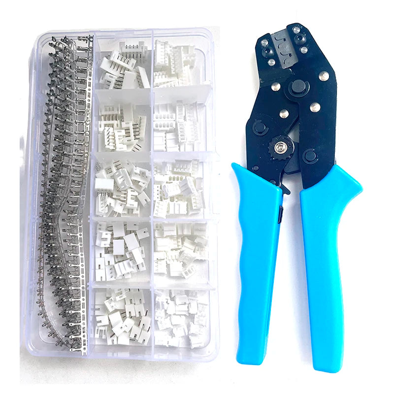 460x JST XH2.54 PH2.0 Stecker-Set mit Zange