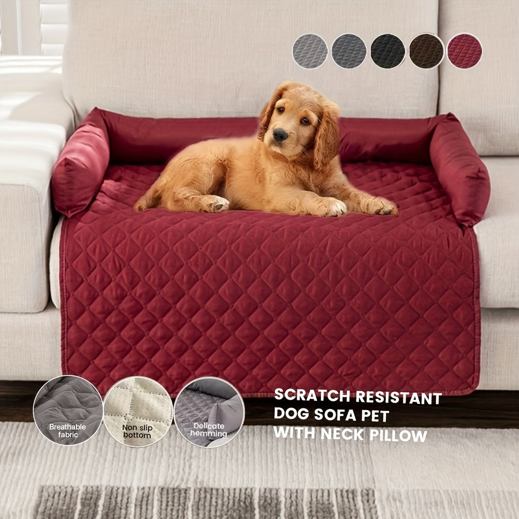 Haustier Sofabett waschbar - Kratzfest für Hunde & Katzen