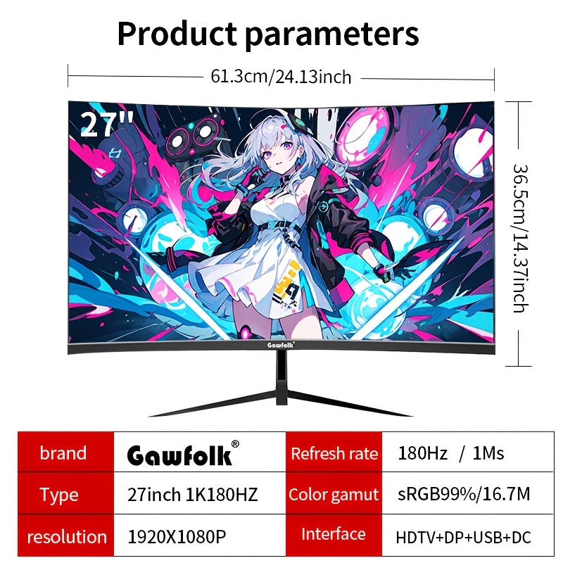Gawfolk Curved Gaming Monitor 27-34" - UWQHD bis 165Hz