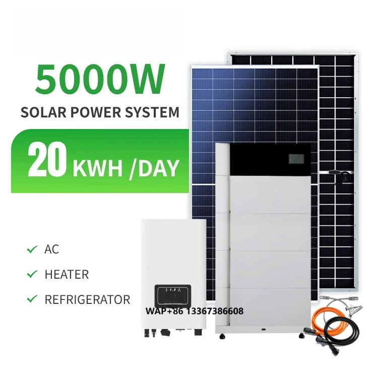 Solar-Komplettset 1-5kW Off-Grid – 10kWh Speicher