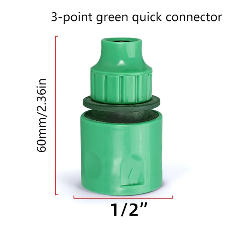 Garden hose quick connector - irrigation adapter