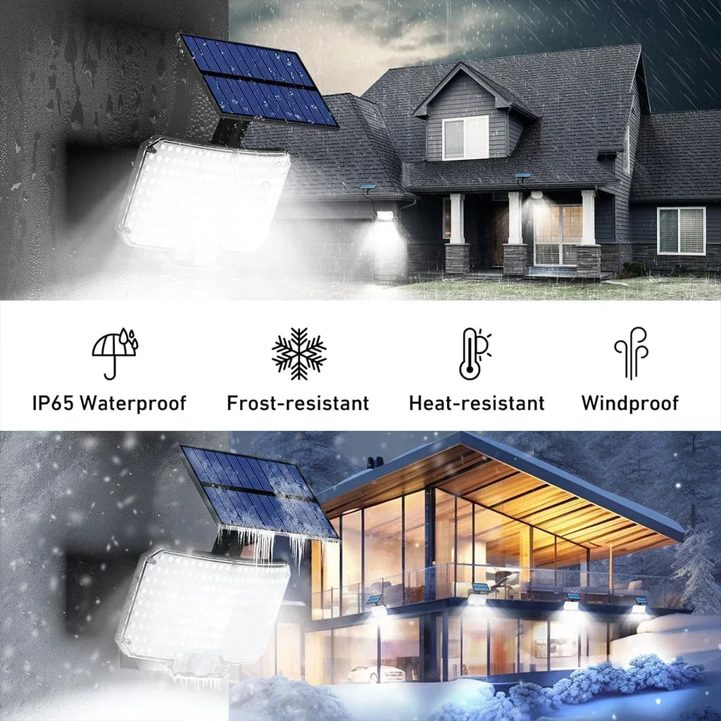 Solar Lampe 234 LED – IR-Sensor mit Fernbedienung