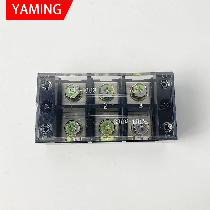 Klemmenblock TBC-1003 100A 3P 600V 6-Schrauben