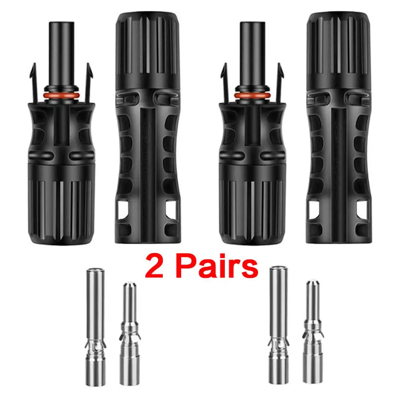 Solar Stecker Set 4 Paar – 65A 1500V Wasserdicht