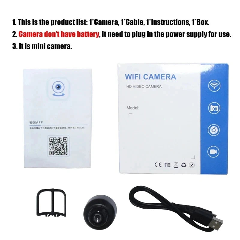 Mini Kamera X5 HD WiFi – Babyphone Sicherheit