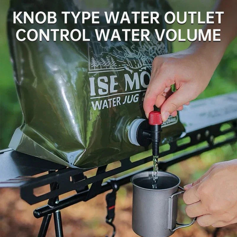 Wasserbeutel 7.5L faltbar – mit Hahn Camping