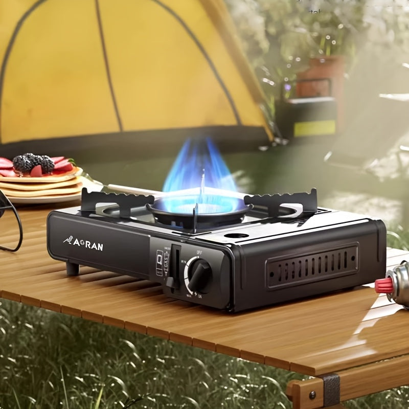 Butan-Campingkocher 8500 BTU tragbar mit KofferFür Camping, Outdoor-BBQ & Party-Aktivitäten