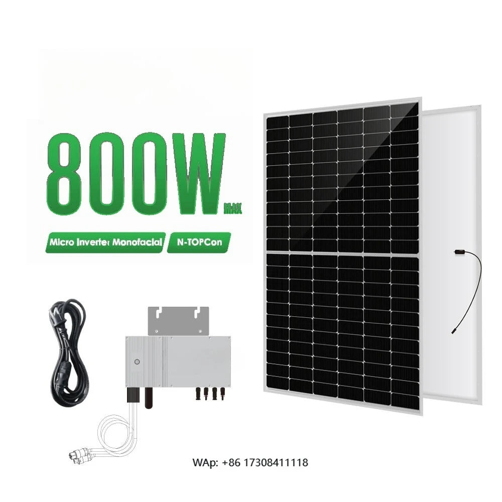 Balkon-Solaranlage 400-800W – DIY-Set mit Batterie
