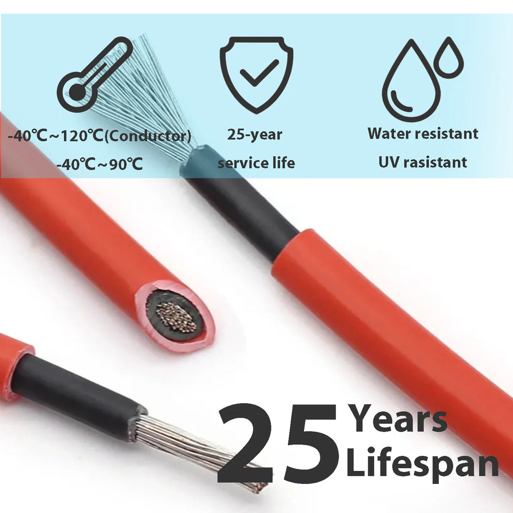 Solar-Kabel 4mm² 12AWG TÜV – 5-20m