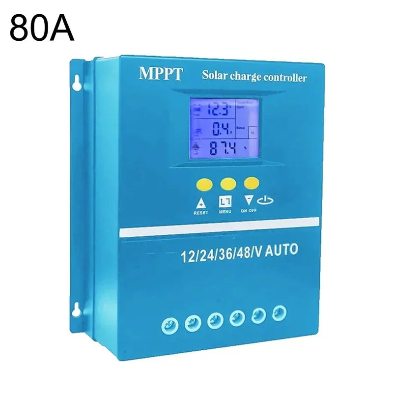 MPPT Solar Laderegler 60-100A – 12V 24V 48V LCD Display