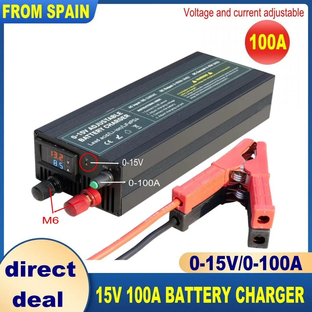 Lithium Batterieladegerät 12V 20-100A – LiFePO4