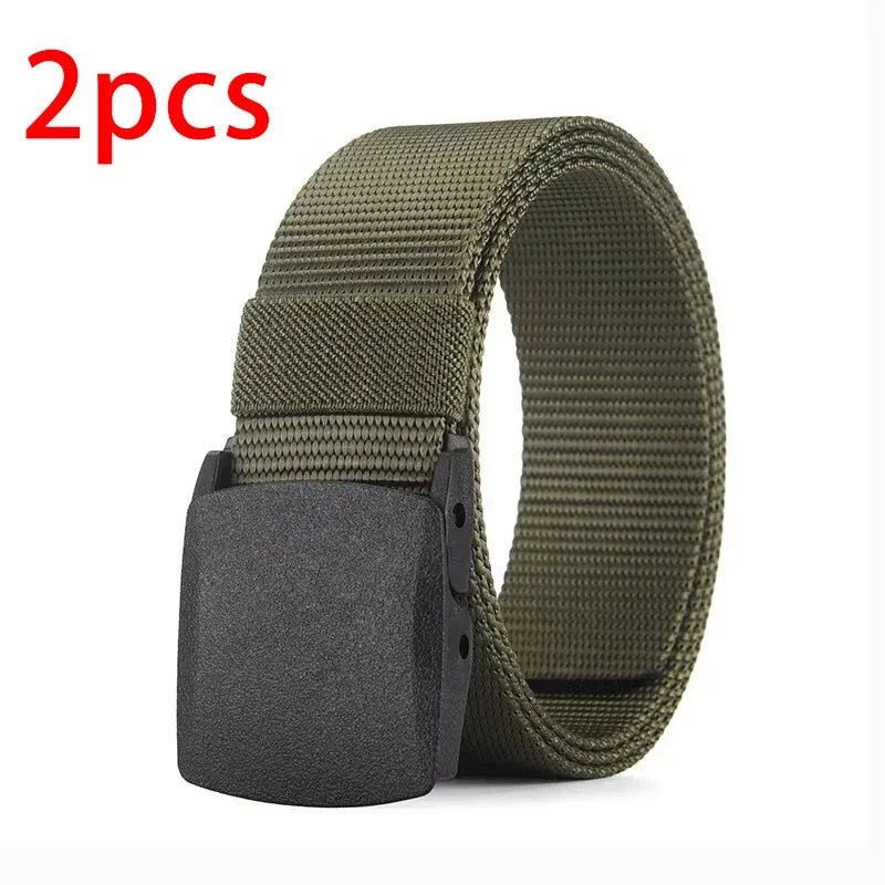 Taktischer Gürtel Canvas - Metallfrei für Outdoor & Sport