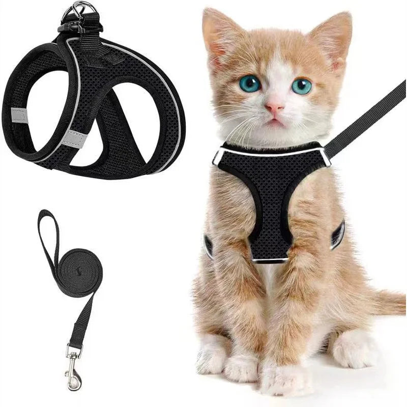 Dog Harness Vest - Breathable &amp; Reflective with Escape Protection