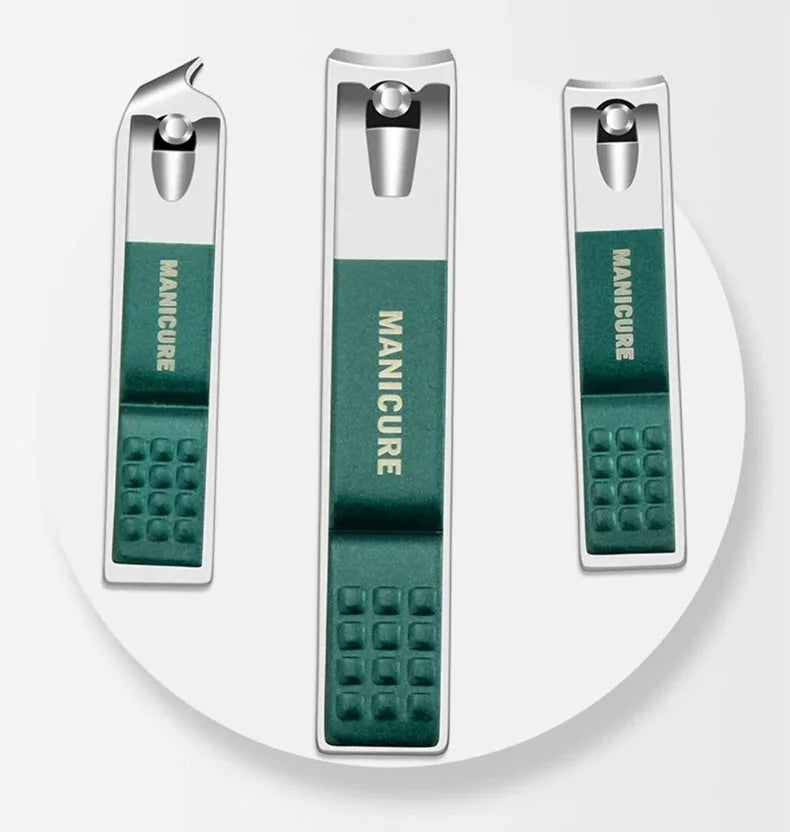 Maniküre-Set 6-9 teilig mit Lederetui – Edelstahl