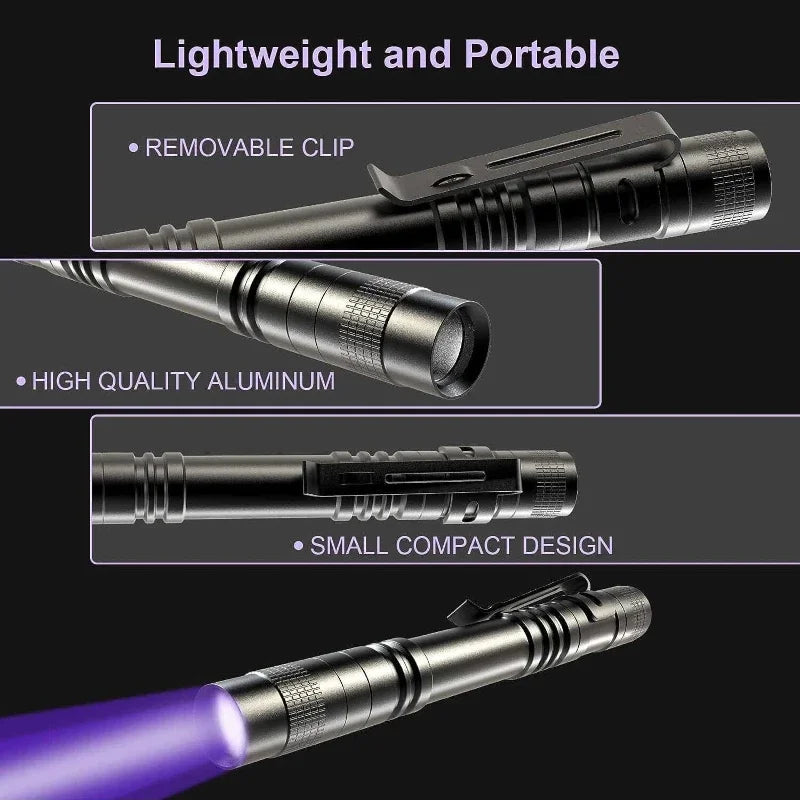 UV Taschenlampe 395nm - Ultraviolett für Haustier-Urin Detektor