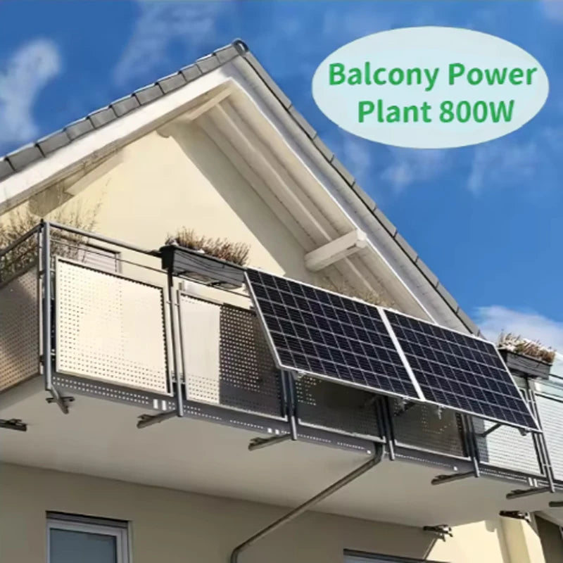 Balkon-Solaranlage 400-800W – DIY-Set mit Batterie