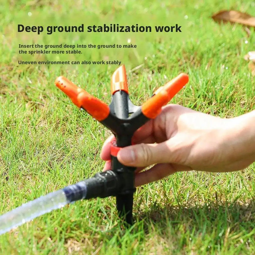 360° Automatic Rotating Lawn Sprinkler - Irrigation Nozzle for Garden &amp; Lawn