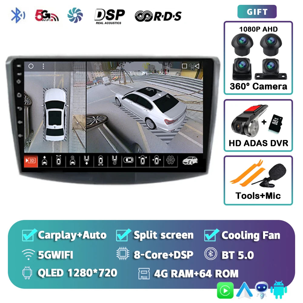 Android 15 Autoradio VW Passat B6/B7/B8 - CarPlay & DSP