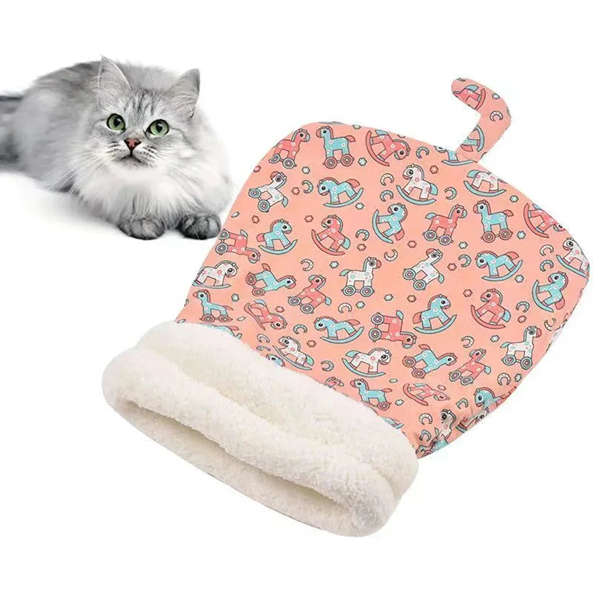 Cozy sleeping bag for cats and small dogs - Soft &amp; Warm