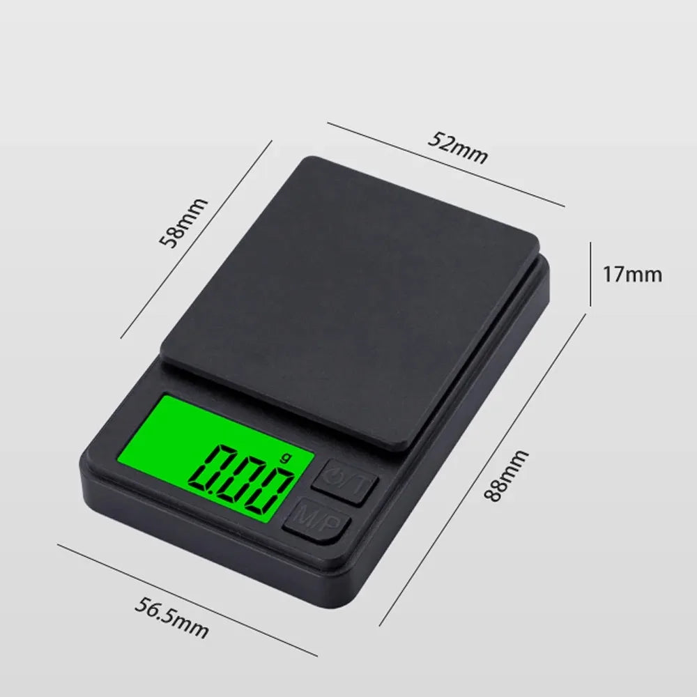 Digitale Taschenwaage 1000g x 0,01g – LCD Mini