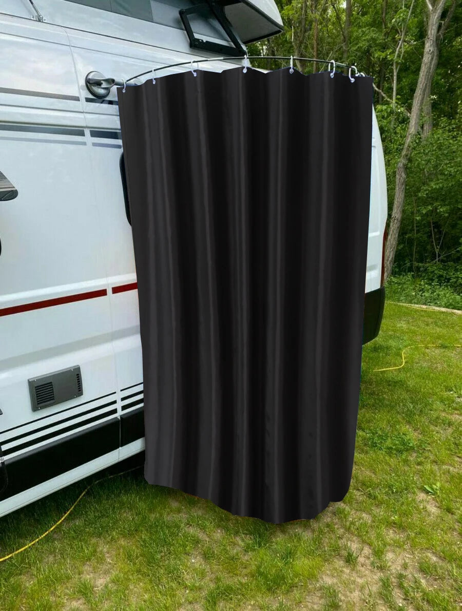Wohnmobil Duschkabine Set - Mit Saugnäpfen & Vorhang