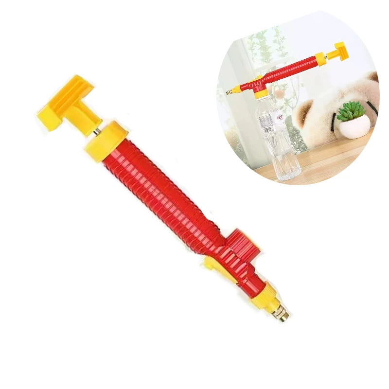 High-pressure spray attachment for bottles - Adjustable garden irrigation