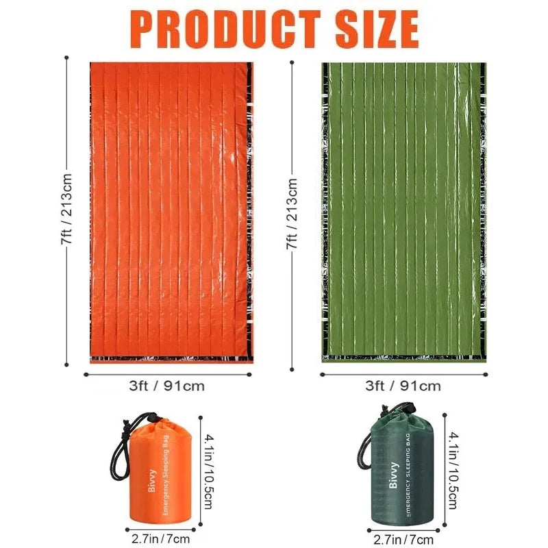 Notfall-Schlafsack wasserdicht – Thermal Bivy Sack