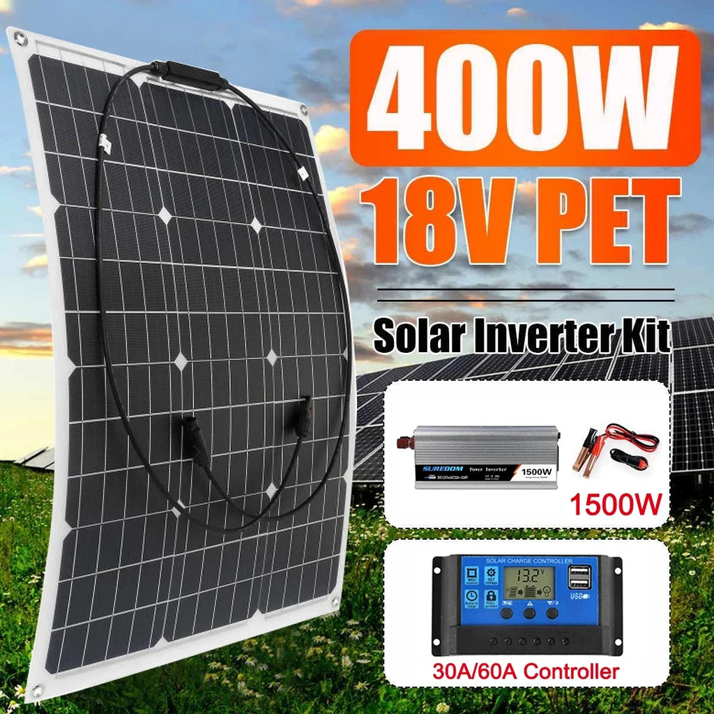 Solar-System 220V 400W – mit 1500W Wechselrichter