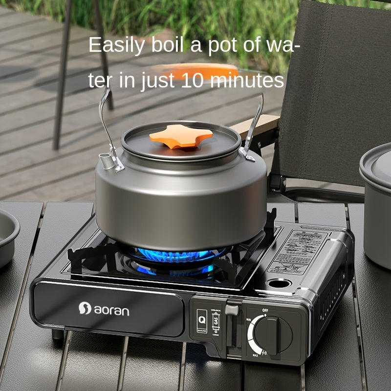 Butan-Campingkocher 8500 BTU tragbar mit KofferFür Camping, Outdoor-BBQ & Party-Aktivitäten