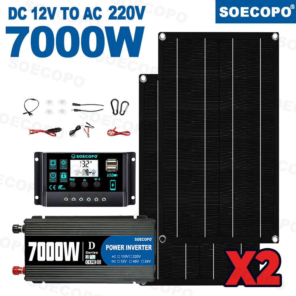 SOECOPO Solar-Set 7000W – 2×800W Panels