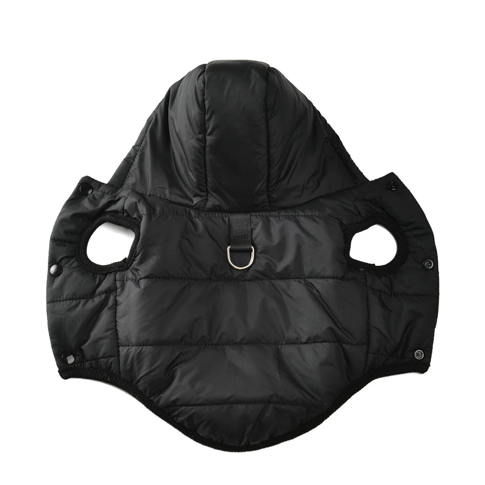 Winter Hundejacke mit Kapuze – warm & wasserdicht