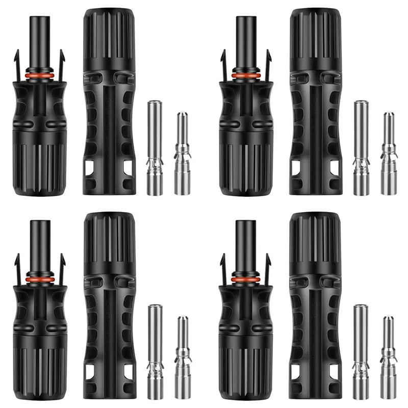 Solar Stecker Set 4 Paar – 65A 1500V Wasserdicht