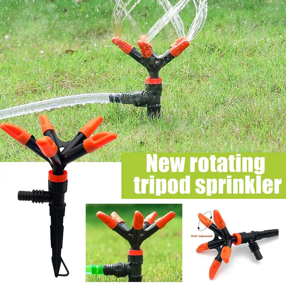 360° Automatic Rotating Lawn Sprinkler - Irrigation Nozzle for Garden &amp; Lawn