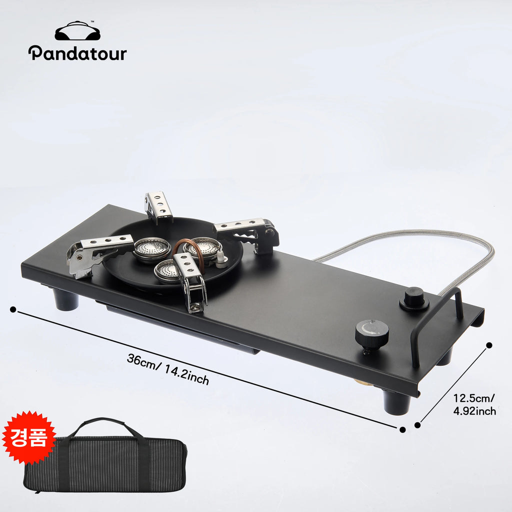 Pandatour Camping Gasherd IGT 0.5UNT – FaltbarOutdoor-Tischofen mit hoher Brennleistung