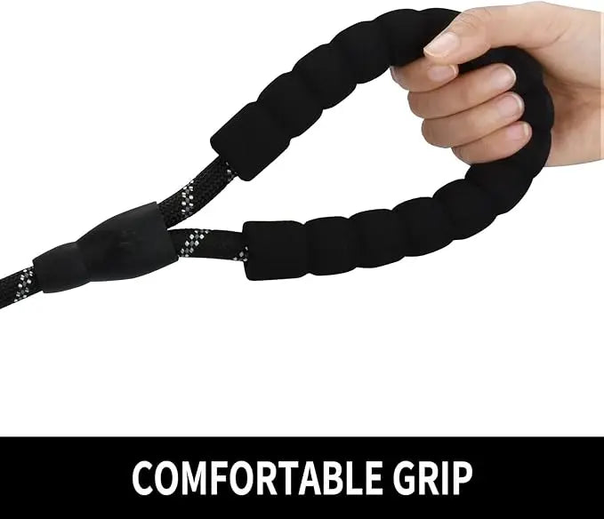 Hundeleine reflektierend mit gepolstertem Griff – Nylon