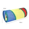 Katzentunnel faltbar 3-Röhren – Regenbogen-Design