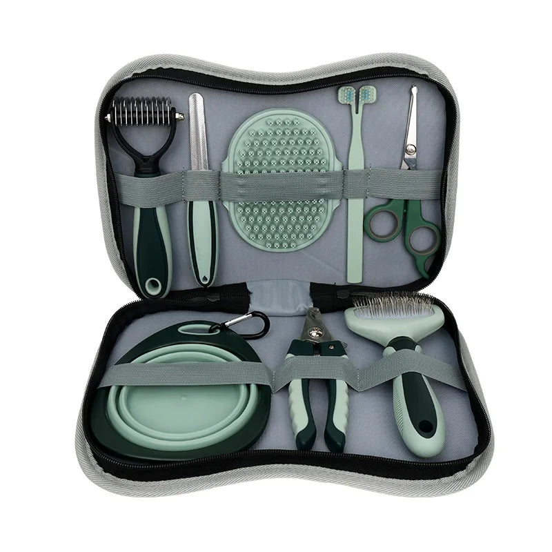 Fellpflege-Set 9-in-1 für Hunde & Katzen