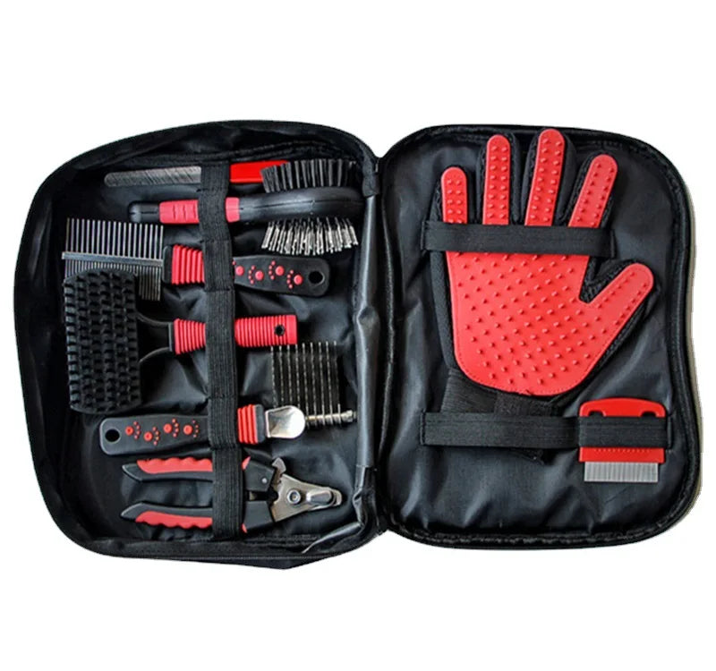 Fellpflege-Set 9-in-1 für Hunde & Katzen