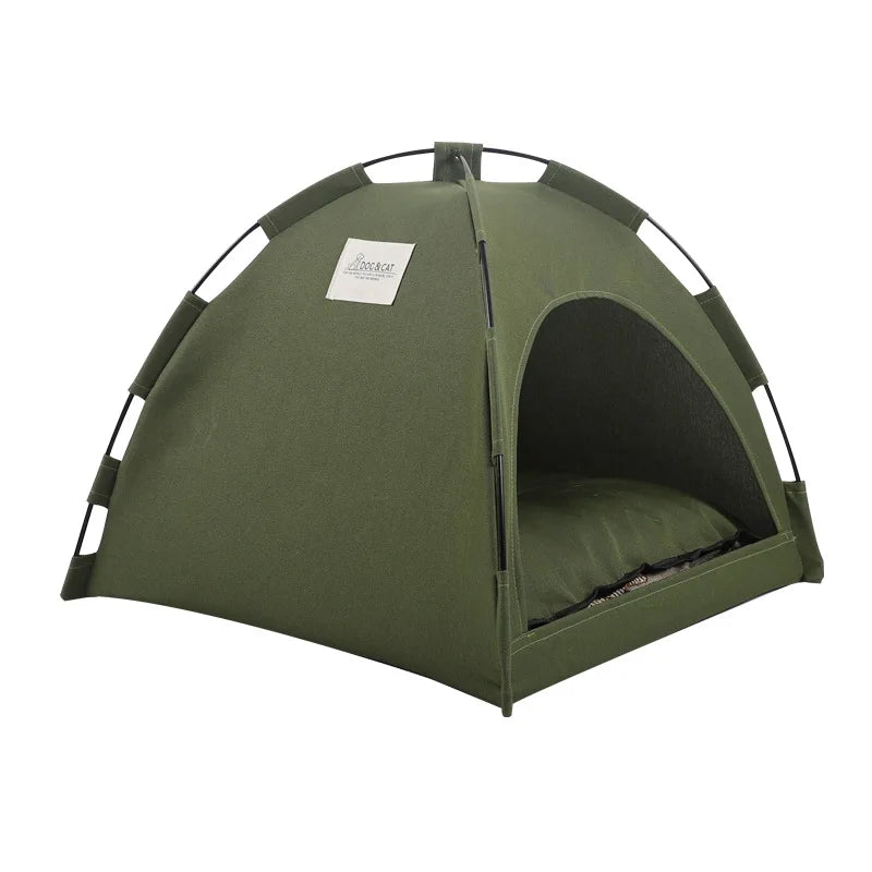 Haustier-Zelt tragbar mit Kissen – Indoor & Outdoor