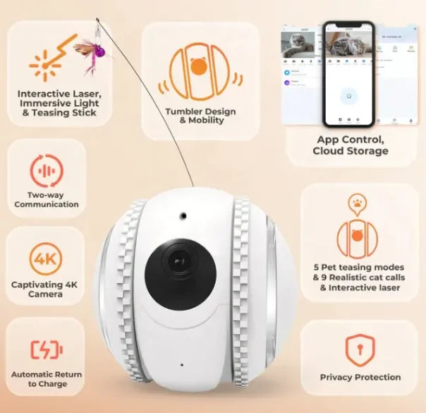 Smart Haustier-Roboter mit WiFi & HD-Kamera