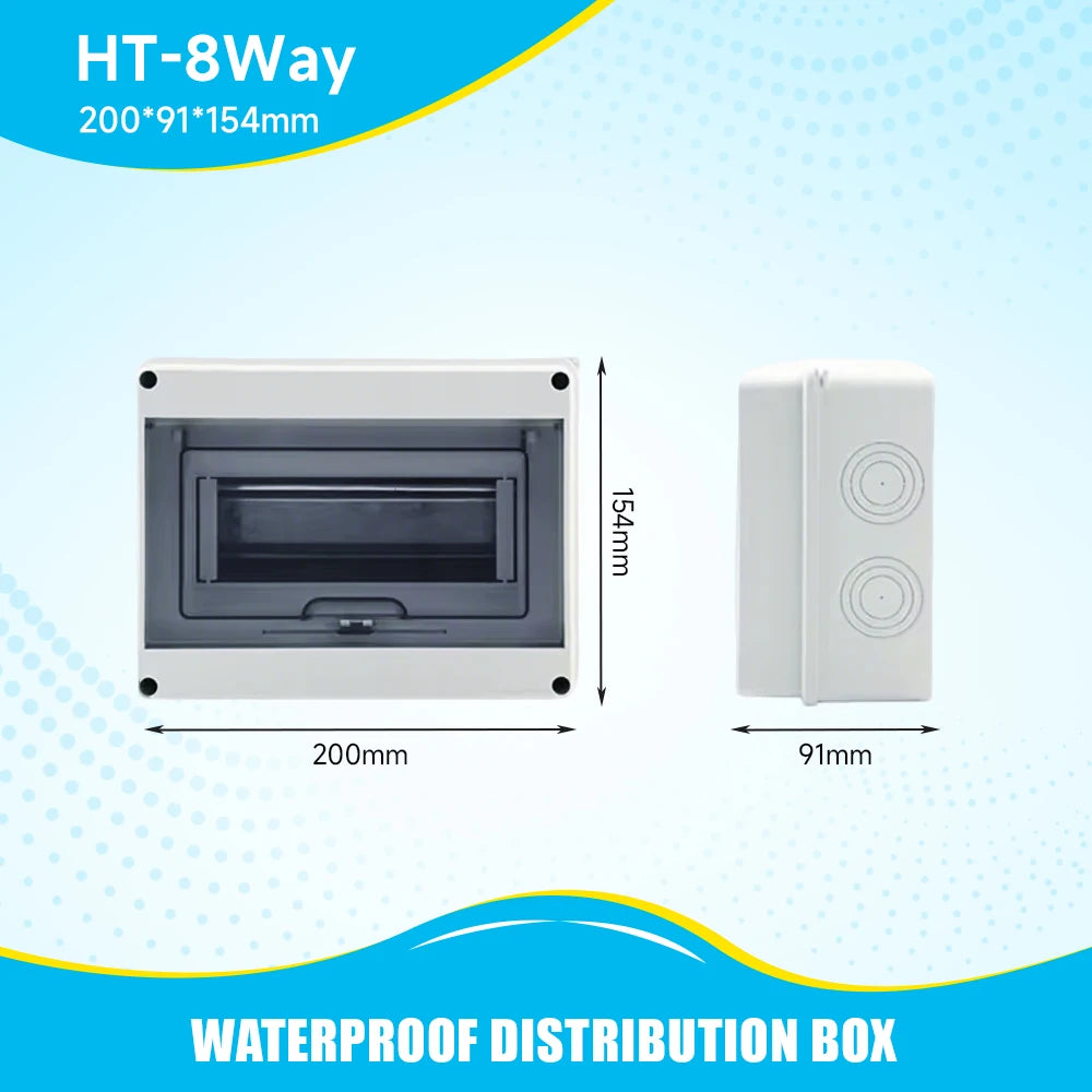 Verteilerkasten IP65 wasserdicht – 2-24 Wege ABS