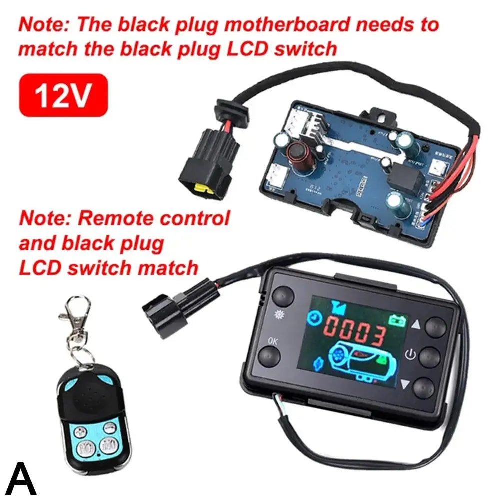 12V 24V Air Diesels Lufterhitzer LCD-Monitorschalter, Steuerplatine Motherboard mit Fernbedienung für die Steuerung der Parkheizung