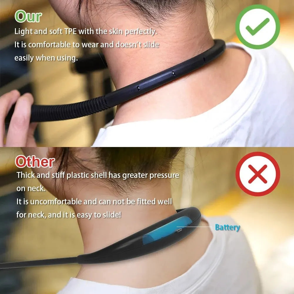 USB-Leselampe für den Hals – Flexibel & wiederaufladbarBuchlichter für Lesen im Bett, tragbar & langlebig