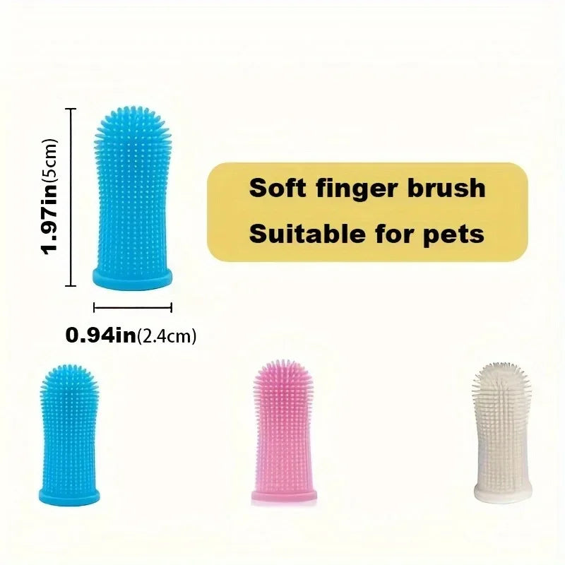 Fingerzahnbürste für Hunde & Katzen – 3er Set
